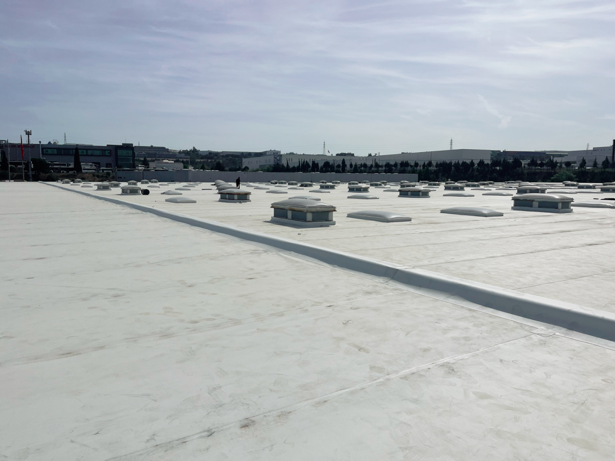 MİGROS DEPO PVC MEMBRAN MONTAJI